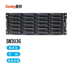 Cenby新邦SW3036（NAS）万兆网络存储432TB