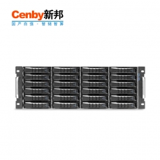 Cenby新邦RS-1200分布式存储 性能混闪款4U36盘位 双国产8核128GB缓存25Gb万兆光纤口企业级集群单节点存储