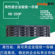 Cenby新邦HS-250P单电高性价比16盘位千兆网络 存储480T