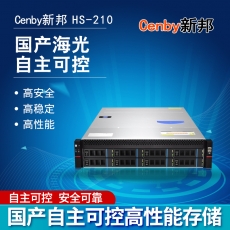 Cenby新邦HS-210企业级专业存储国产自主可控高性能万兆网络存储统一存储8盘位128T